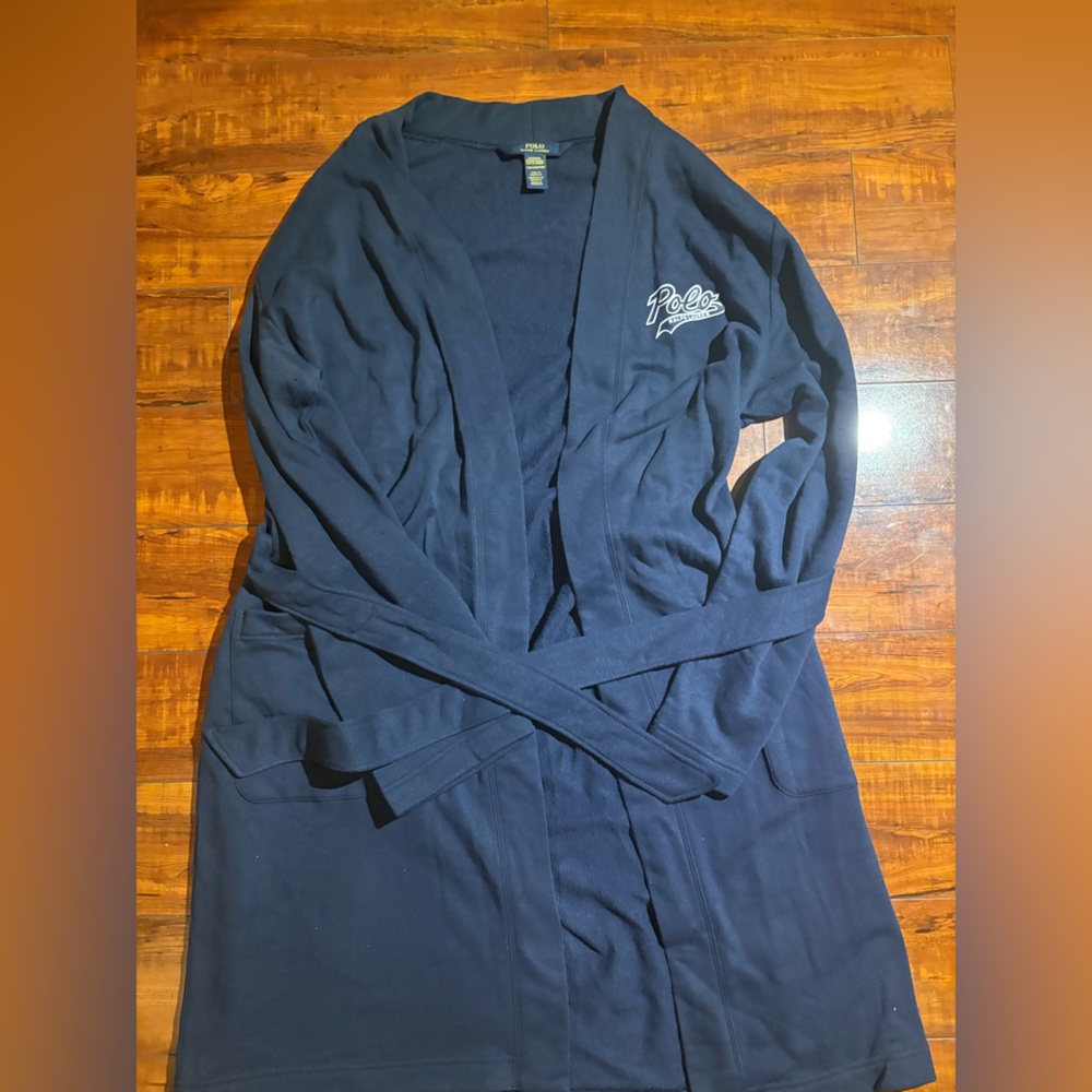 Polo by Ralph Lauren Navy Blue Robe